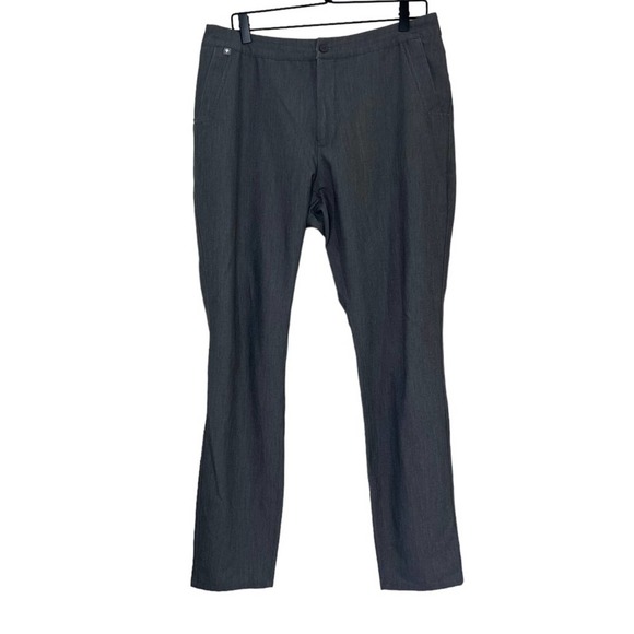 Figs Technical Collection Gray Scrub Pants Button Closure Women's size L - Picture 1 of 10